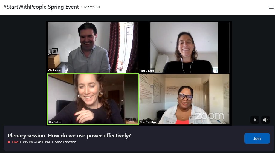Kerry McGinty (@kerryemcginty) on Twitter photo The Last #StartWithPeople session has just begun! Olly, <a href="/shaeccspeare/">Shae Eccleston</a> , <a href="/AnnePBowers/">Anne Pordes Bowers</a> and <a href="/Sch4Change/">School4ChangeAgents</a> Pirate <a href="/AlexandraBarke1/">Alex Barker</a> discuss -How do we use our power effectively? Such an amazing group to help close a day full of inspiration! <a href="/NHSCitizen/">NHS Start With People</a> The Last #StartWithPeople session has just begun! Olly, <a href="/shaeccspeare/">Shae Eccleston</a> , <a href="/AnnePBowers/">Anne Pordes Bowers</a> and <a href="/Sch4Change/">School4ChangeAgents</a> Pirate <a href="/AlexandraBarke1/">Alex Barker</a> discuss -How do we use our power effectively? Such an amazing group to help close a day full of inspiration! <a href="/NHSCitizen/">NHS Start With People</a>