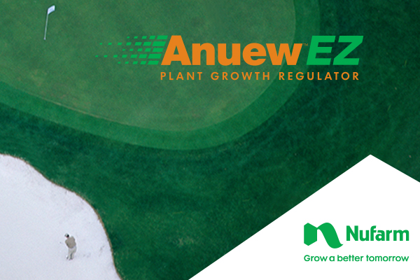 NufarmUSTurf's tweet photo. We are excited to announce #Anuew EZ #PGR – a novel liquid formulation – has received EPA registration! Anuew EZ will provide #golf course #superintendents with greater ease of use while leveraging the benefits of labor savings and improved turf quality. https://t.co/lxV4okirNH https://t.co/JrvoKy8b2z