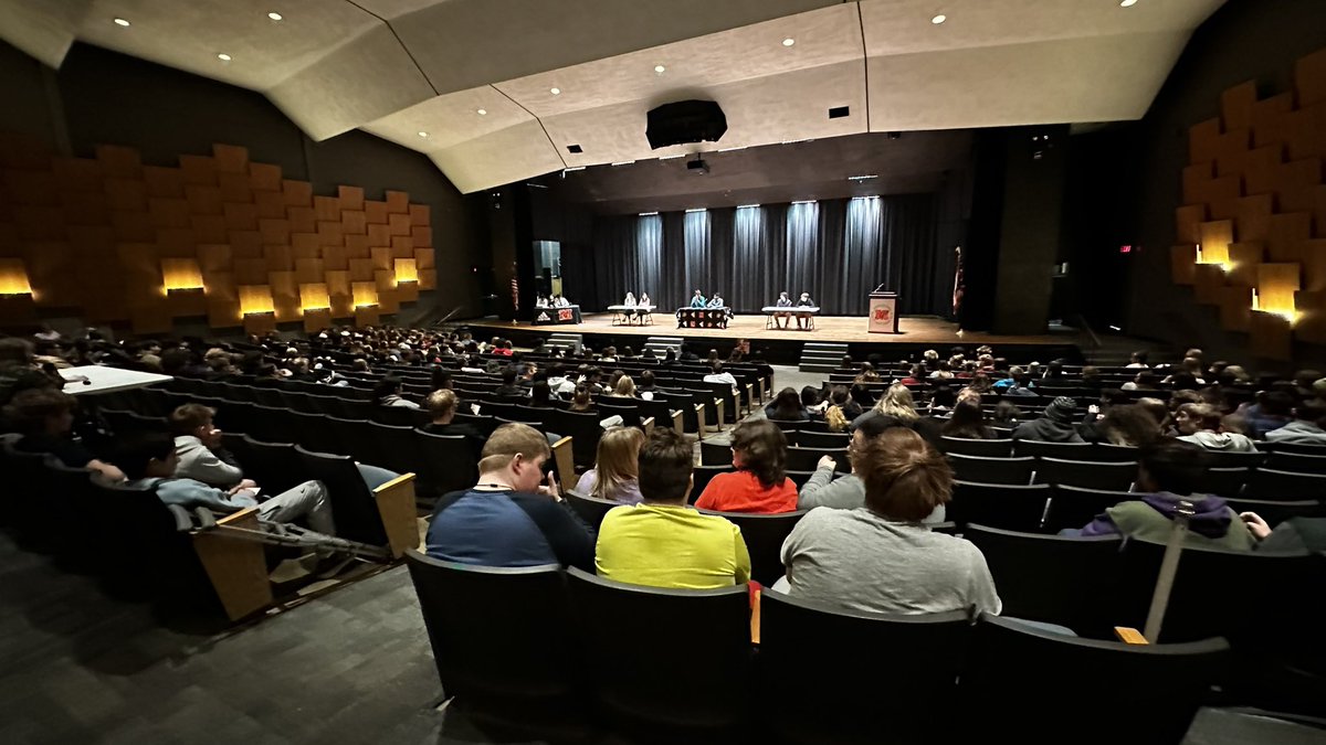 Marietta City Schools, OH District Communications (@mariettaschools) on Twitter photo Our student leaders at Marietta High School have a captive audience today as discussion centers around building a welcoming environment for all students in grades 7-12.
Thank you for representing our Tigers!
#mcsoh #eachchildourfuture #studentgovernment
<a href="/GoTigersMHS/">Marietta High School</a> Our student leaders at Marietta High School have a captive audience today as discussion centers around building a welcoming environment for all students in grades 7-12.
Thank you for representing our Tigers!
#mcsoh #eachchildourfuture #studentgovernment
<a href="/GoTigersMHS/">Marietta High School</a>