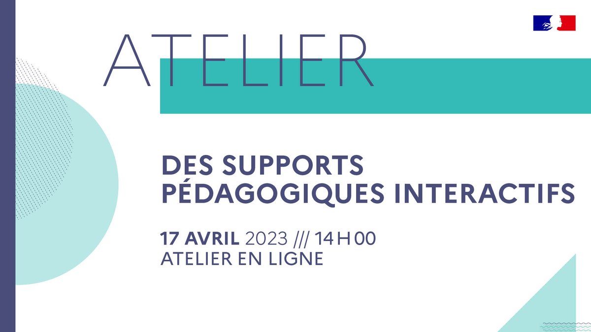 Canope_DTBPL's tweet photo. 📣[Focus webinaire] Des supports pédagogiques interactifs :
L'outil en ligne Genially permet de dynamiser vos supports pédagogiques en créant des ressources enrichies, avec de l'interactivité et des animations, de manière simple et intuitive.
Infos : 
👉https://t.co/nnMNn2Tf1D https://t.co/Xr9rMIlEpE