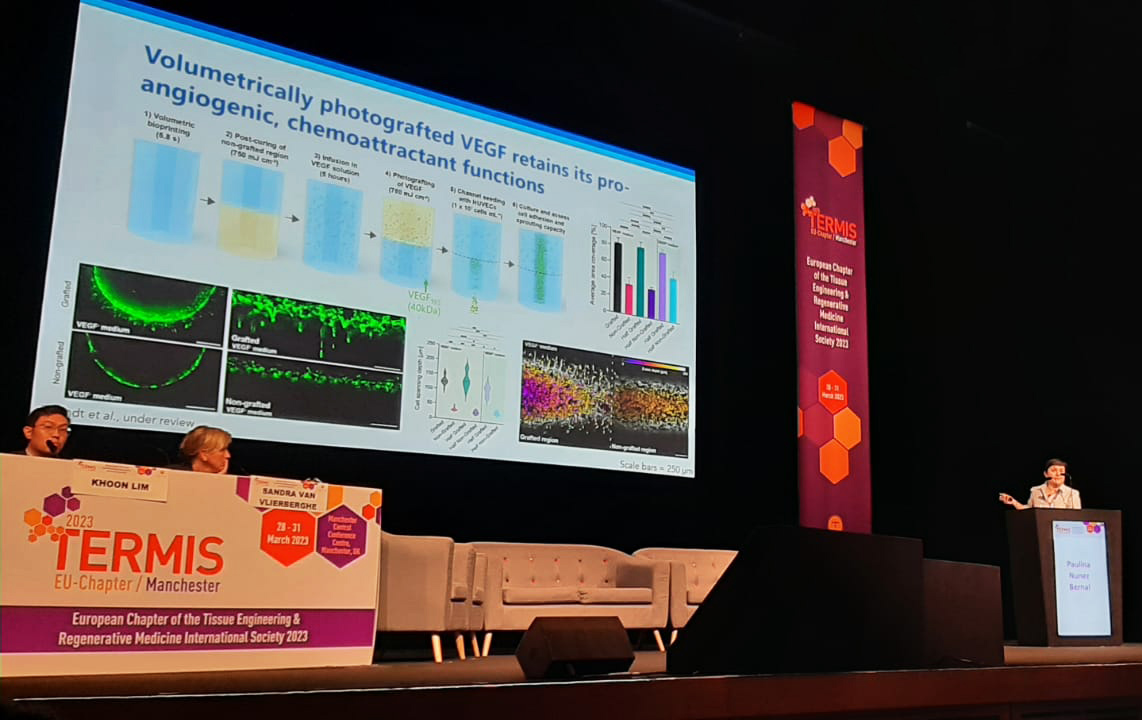 Paulina Nuñez Bernal (@pau_bernal1) on Twitter photo Had a great time presenting this exciting new work on #volumetricbioprinting at <a href="/TermisEU2023/">TERMIS EU 2023 Manchester</a>! Wonderful project led by my dear friend <a href="/mfalandt/">Marc Falandt</a>, where we show complex 3D patterning of functional growth factors within volumetric prints! <a href="/RicLevato/">rlevato</a> <a href="/RMUtrecht/">RM Utrecht</a> <a href="/josmalda/">Jos Malda</a> <a href="/EuTermis/">TERMIS-EU</a> Had a great time presenting this exciting new work on #volumetricbioprinting at <a href="/TermisEU2023/">TERMIS EU 2023 Manchester</a>! Wonderful project led by my dear friend <a href="/mfalandt/">Marc Falandt</a>, where we show complex 3D patterning of functional growth factors within volumetric prints! <a href="/RicLevato/">rlevato</a> <a href="/RMUtrecht/">RM Utrecht</a> <a href="/josmalda/">Jos Malda</a> <a href="/EuTermis/">TERMIS-EU</a>