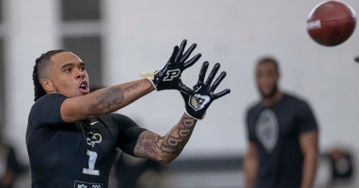 TomDienhart1's tweet photo. #Purdue CB Reese Taylor has in-person meetings set up with the Chargers and Colts. He also has spoken to other NFL teams.

Could the 2017 Indiana Mr. Football be drafted? His pro day numbers were impressive.

“It was a long journey out of high school."
https://t.co/P07ANnZNiG https://t.co/Ofela4TQB5