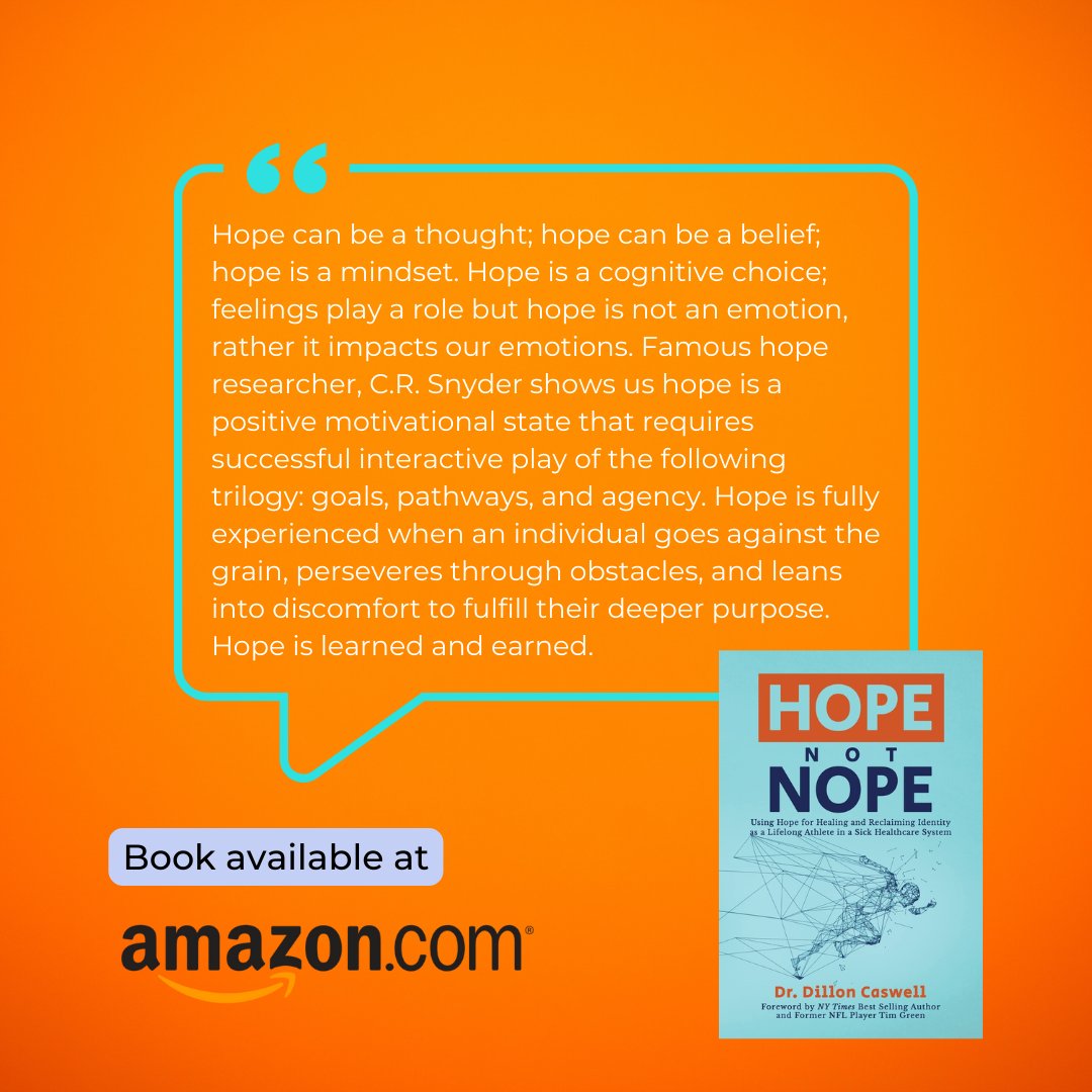 Hope is not just wishful thinking, it's a powerful tool that can help us achieve our goals and overcome adversity.
.
#hopenotnope #healthcare #transformationalhealthcare #healthcarecollapse #athleteidentity #wholeheartedliving #perspective #actionplan #resilience