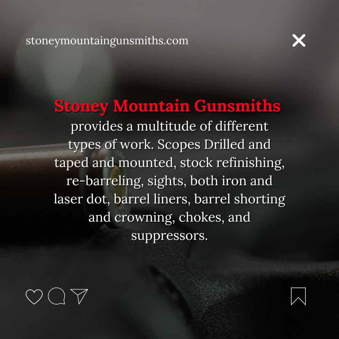 Stoney Mountain Gunsmiths offer a range of firearm services, including scope mounting, stock refinishing, barrel work, and more with expert handling for all your gun needs.
.
#restoration #weapon #antiqueguns #ammunition #ammonition #gunrepair #stoneymountain