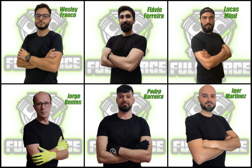 fullforceSR's tweet image. 🇵🇹 Apresentando a equipa Full Force SimRacing:
 🇬🇧 Meet the team Full Force SimRacing:
-Flávio Ferreira
-Igor Martinez
-Jorge Bentes
-Lucas Mind
-Pedro Barreira
-Wesley Franco
