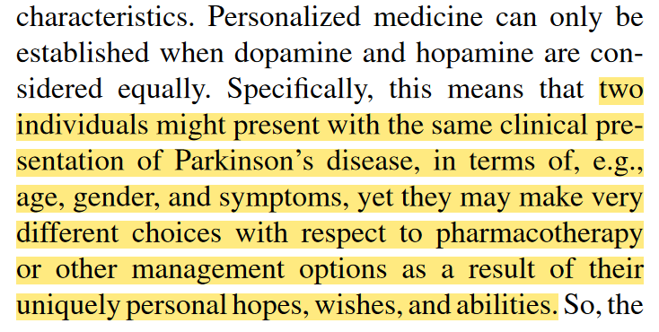 BartolomeuPires's tweet photo. What a refreshing talk from Professor @basbloem @arc_wessex @mcportillov Amidst many topics, covered #hopamine recently featured @journal_PD https://t.co/GZHTXmDEmQ
The term plays w dopamine #parkinsonsdisease but it can resonate with other fields #LTCs #hope #PersonCentredCare https://t.co/8kDFIBl7Ne
