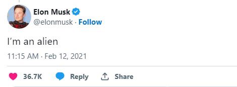 APED #elonalien 

ELON meta going crazy, had to ape this one, the community is forming and the website is really cool, 0 tax as well so watch your slippage

Chart: dexscreener.com/ethereum/0x09c…

Tg: t.me/elonalieneth

Web: elonalien.com