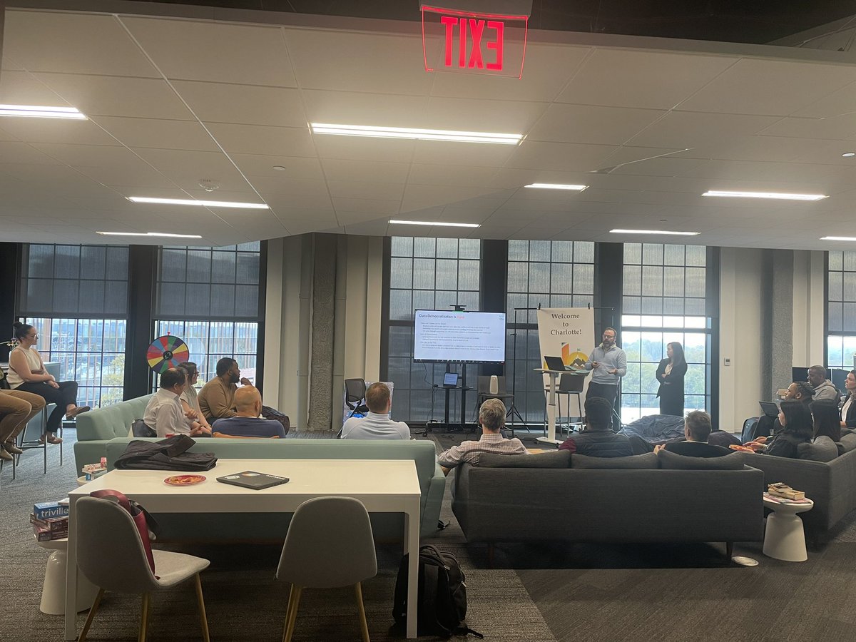 We’re only two weeks behind on posting this - but we had a fantastic HYBRID session on 3/16 with presentations from LendingTree (Jacob Vann / Chuchu Yao)and JLL (Jamie Beason). Hosted at <a href="/Slalom/">Slalom</a> Charlotte’s RailYard office! 

Hope to see you at our next events!
