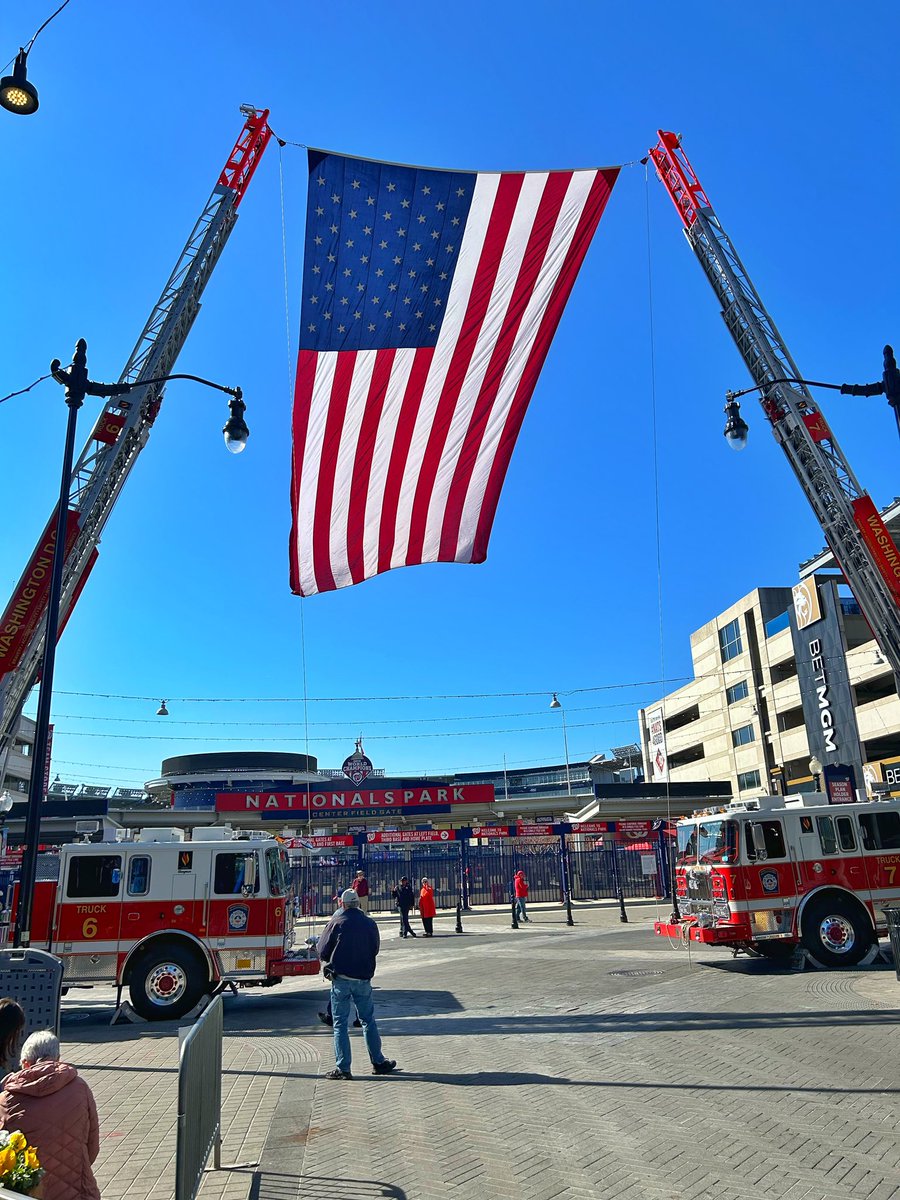 The day Navy Yard always looks best. Happy Opening Day! Have at it <a href="/Nationals/">Washington Nationals</a>