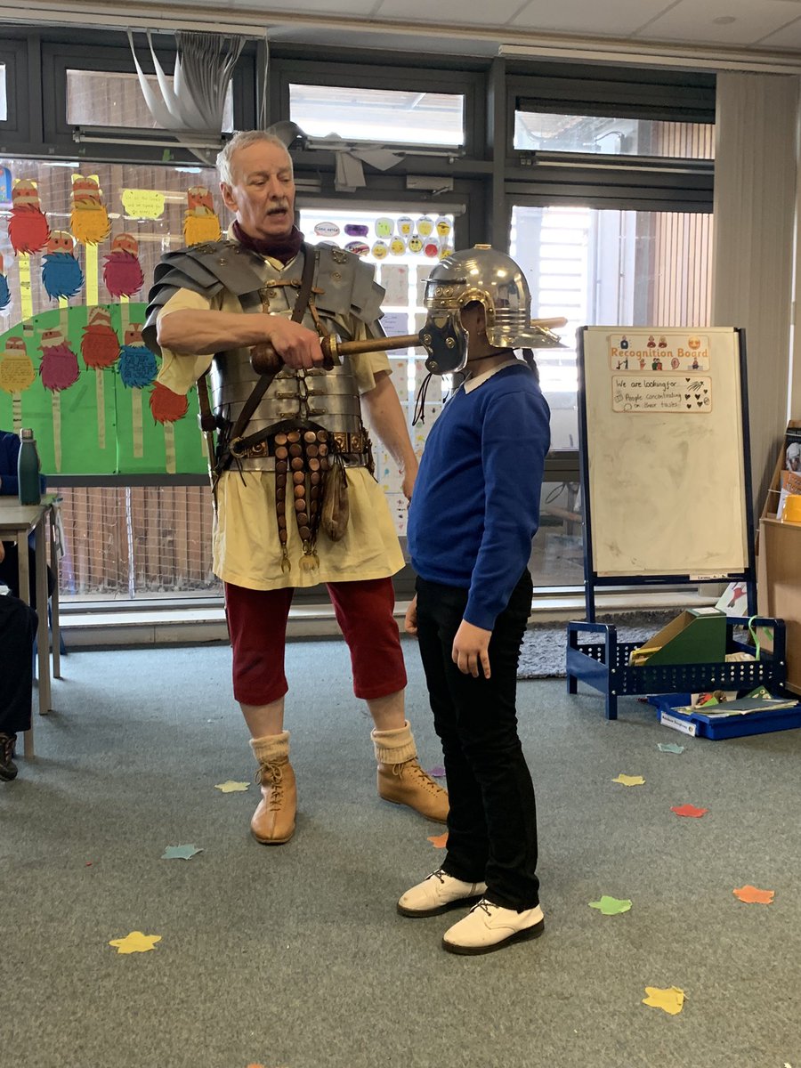 We had a very special visitor today from the <a href="/AntonineWall/">The Antonine Wall</a> … more pictures will be posted on learning journals!