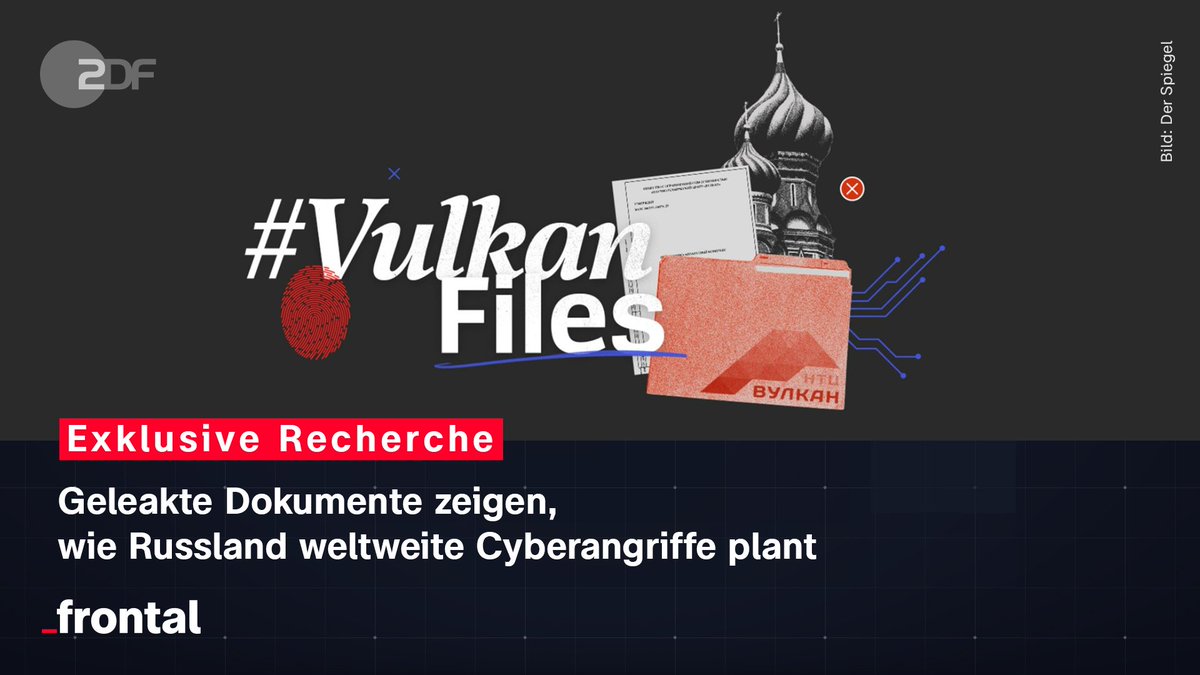 ZDFfrontal's tweet photo. Interne Unterlagen eines Moskauer IT-Unternehmens geben erstmals Einblick in Putins digitale Cyberkriegspläne: https://t.co/yTwVeKXnSP
Recherchen von #ZDFfrontal @DerSpiegel @SZ @paper_trail_m belegen, wie NTC Vulkan mit russ. Geheimdiensten kooperiert #VulkanFiles
@ZDF @ZDFheute https://t.co/gYzkty0mqv