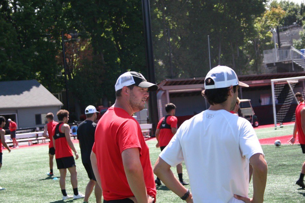 GoNUmsoccer's tweet image. As National Athletic Training Month winds down we’d like to shout out our AT Nick Kaltenbronn. Thanks for all you do for us all season and off-season long!
#HowlinHuskies | #NATM2023