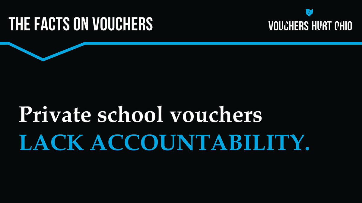 Vouchers Hurt Ohio (@vouchershurtus) on Twitter photo #VouchersHurtOhio #VouchersHurtOhio