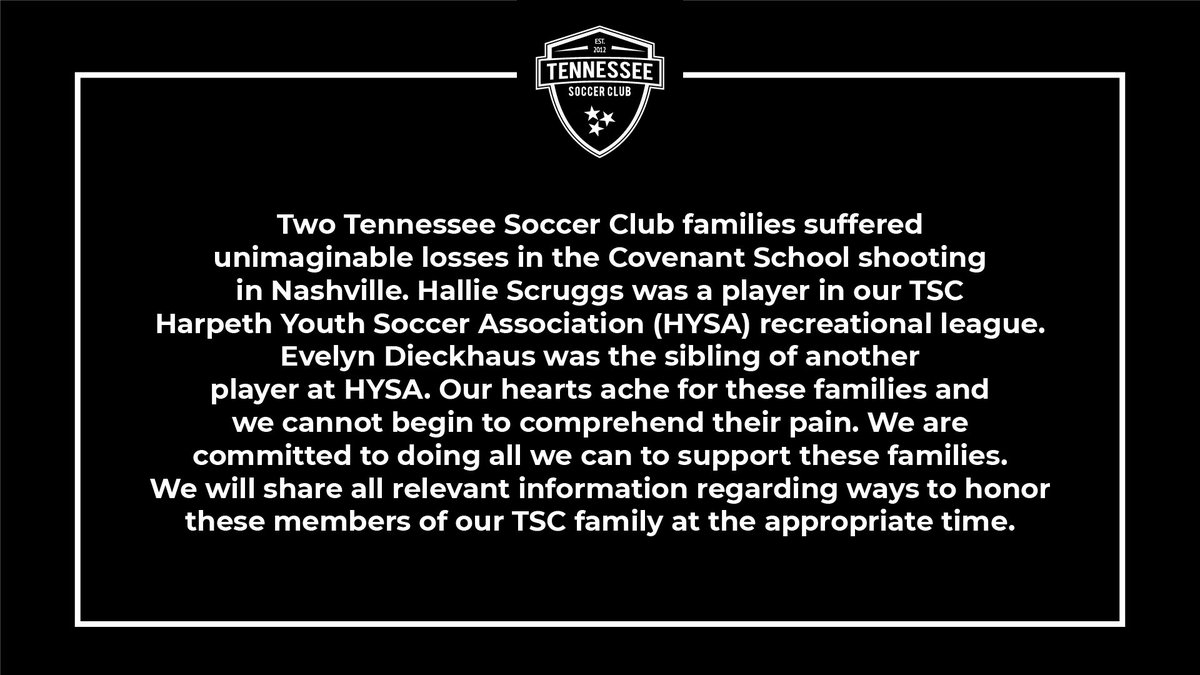 Our community is hurting after the tragic events that occurred Monday at The Covenant School. If you would like to support the Scruggs and Dieckhaus families, please visit the GoFundMe links below. 

Dieckhaus GoFundMe: gofundme.com/f/the-scruggs-…