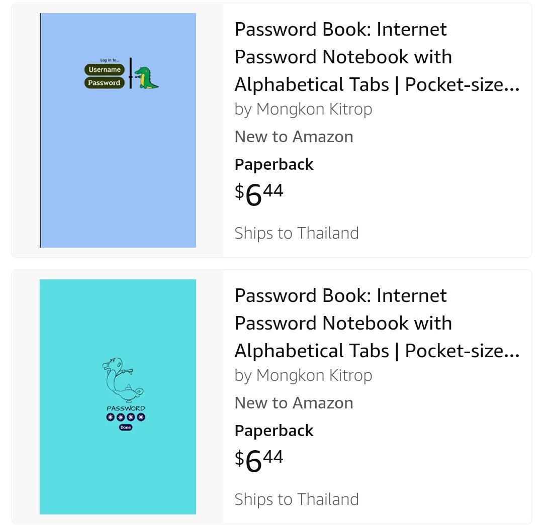 shopcodileniki's tweet image. Password Book: Internet Password Notebook with Alphabetical Tabs | Pocket-sized Password Keeper for Websites, Emails, Usernames a.co/d/05BEdLG
#Shopcodileniki #codileNiKi #passwordbook #kdp #AmazonKDP #kdpamazon #notebook #codileNiKiFilm #luiebanthung