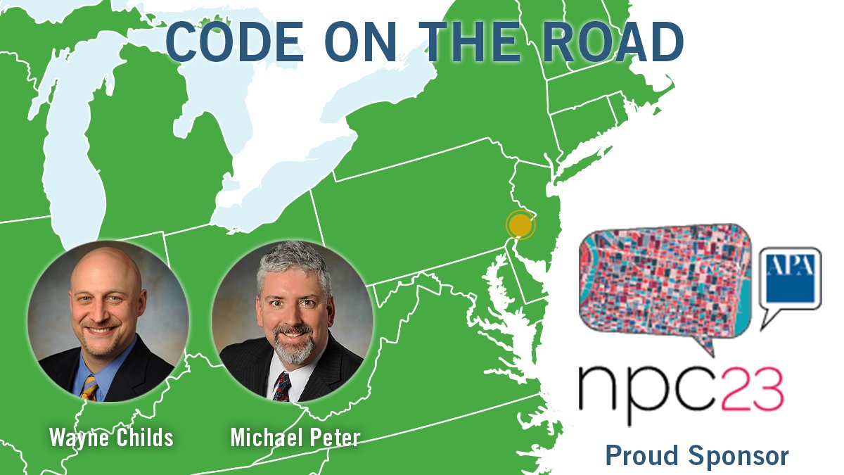 generalcode's tweet photo. The #NPC23 conference is kicking off! Visit Wayne & Michael at booth 412 for info about our #VisualZoning™ solutions.
https://t.co/aOVgVcsLKc
@APA_Planning #ProudSponsor #GeneralCode #zoning #ICodes #MapLink #EnhancedGraphics #eCode360® @IntlCodeCouncil #familyofsolutions https://t.co/UW9oqObZfn