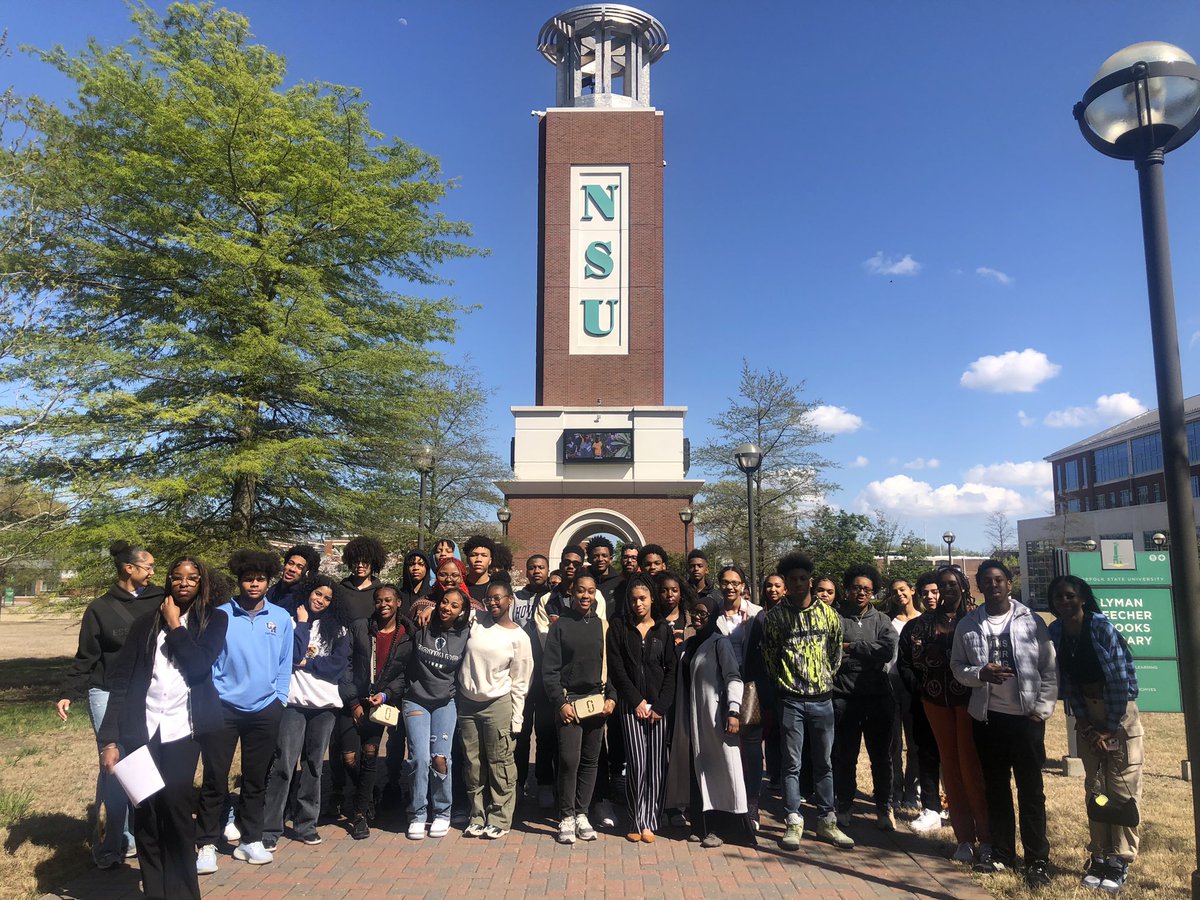 Historically Black College University Tour. Virginia State University and Norfolk State University.  UMAHS  Seniors and  Juniors. #BlackExcellence