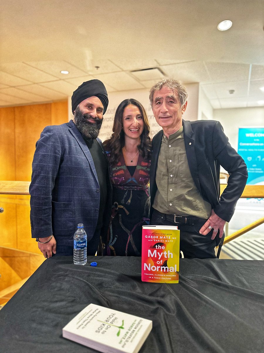 BirinderNarang's tweet photo. Congratulations to @ZiliCare &amp; @drmzeineddin on a wonderful event last night, “Conversations on CARE”. 

 @DrGaborMate reflected on supporting traumatized patients &amp; highlighting institutional lack of recognition of the impact of trauma/stress on medical &amp; psychiatric conditions. https://t.co/VEM92LJjNY