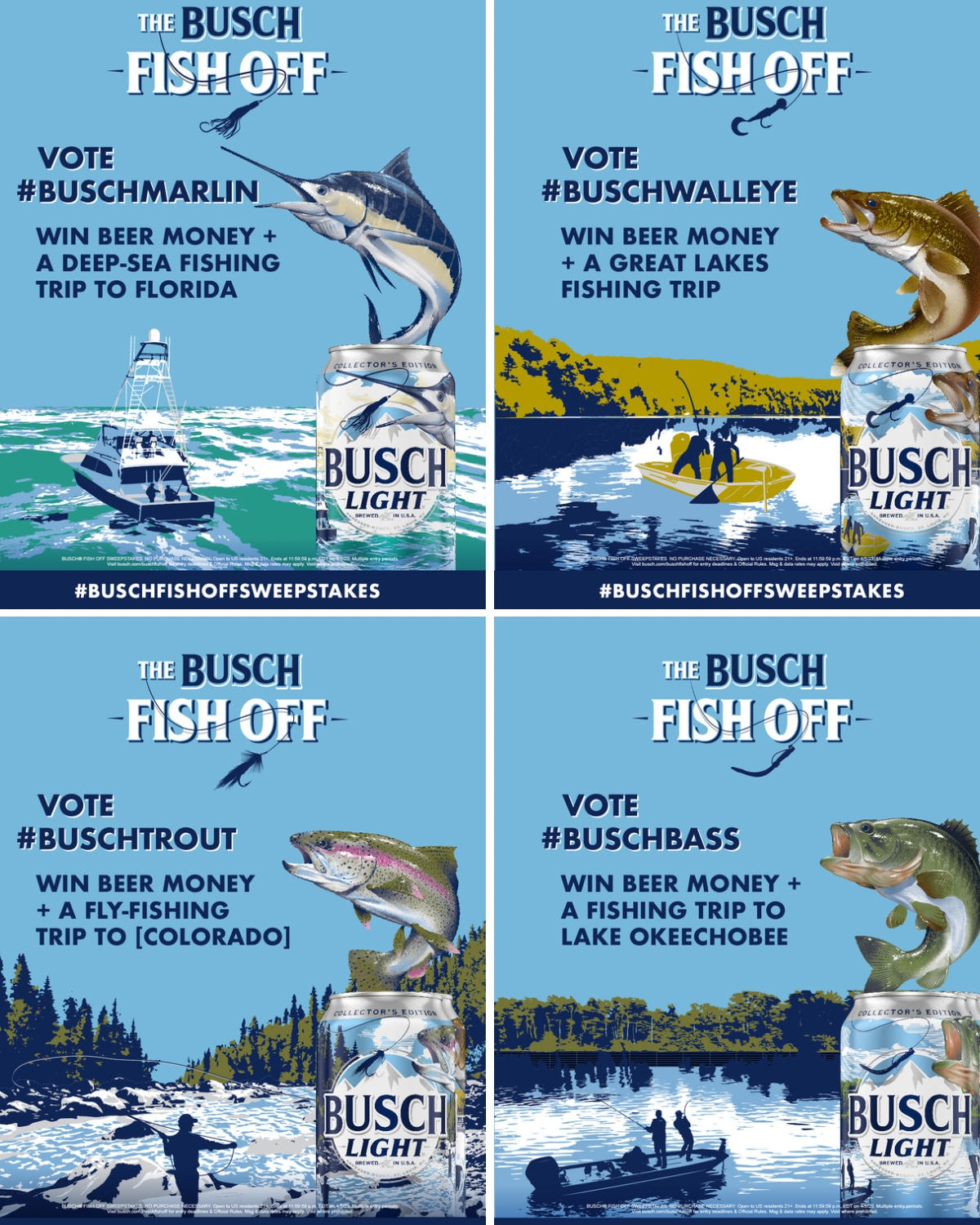 Busch Beer on X: 🎣CALLING ALL ANGLERS🎣 What's a fish-off without bait?  Here's what's on the line for our big winner—and only members of the  winning team have a chance to win