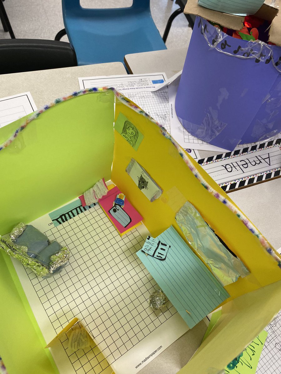 DewolfeJenn's tweet photo. Grade 4 students at Magnetic Hill School completed @NBCOE Tiny Home Challenge! They planned, constructed, presented and offered feedback to their peers! @AnglophoneEast https://t.co/8JpWGnLuOU