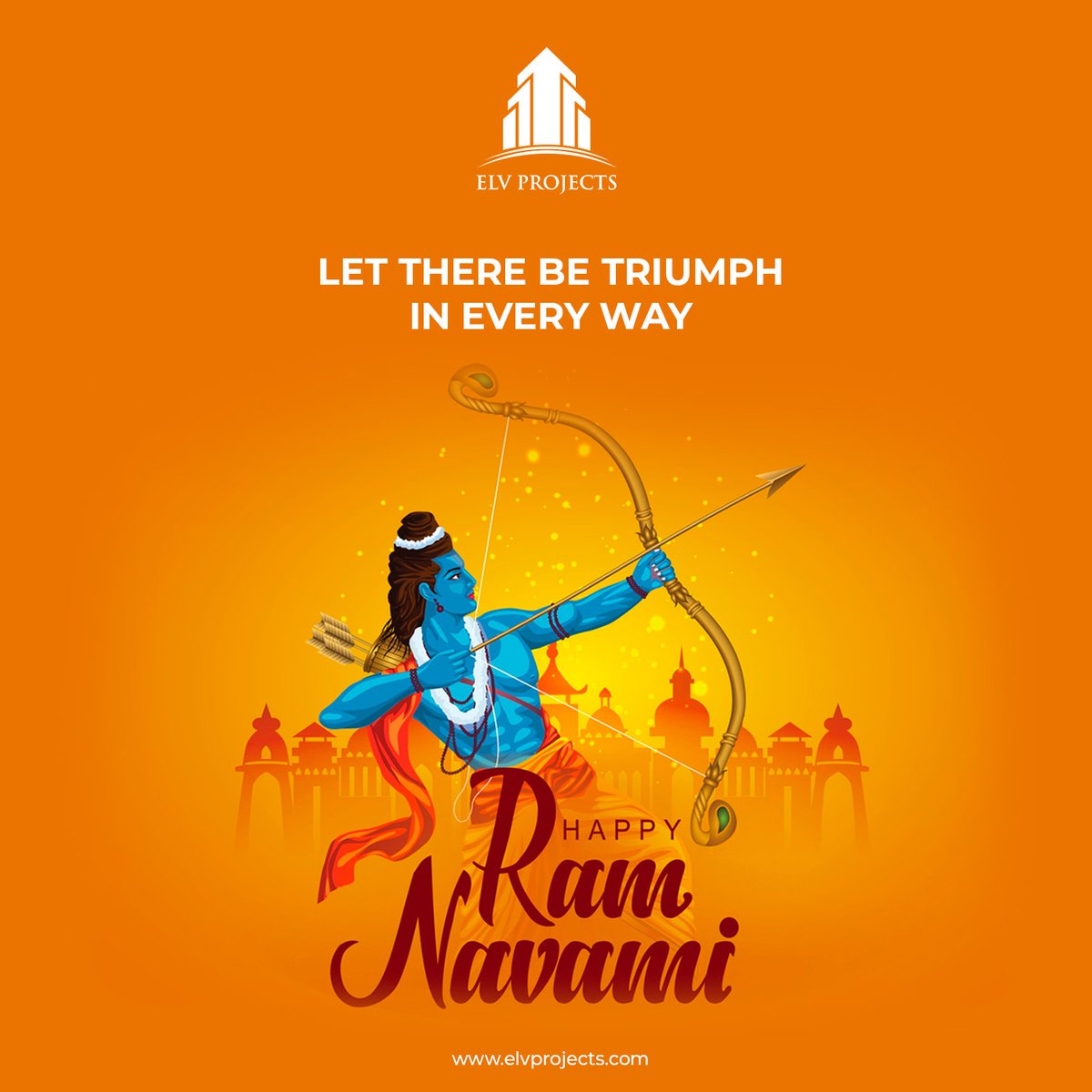 ElvprojectsElv's tweet image. The path to salvation is not easy, but with the teachings of Lord Rama, it is possible to lead a moral and spiritual life. ELV PROJECTS wishes you all a very Happy Rama Navami. 
Jai Shree Ram!

#ELVProjects #JaiShreeRam