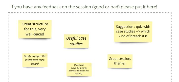SecureDelivery's tweet photo. Some great feedback from one of our Secure Product Management capability workshops this week. Product Management plays a pivotal (and accountable!) role in ensuring the security of delivered products https://t.co/U1ke5nIhBM