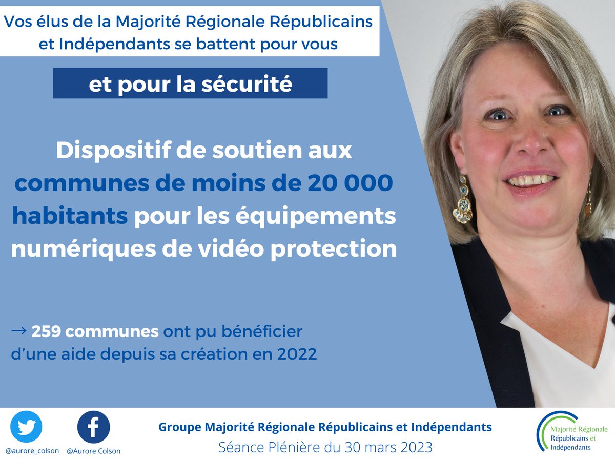 aurore_colson's tweet photo. 🎥 Équipements de vidéo protection
L’Assemblée régionale @hautsdefrance vient de voter une aide aux communes de #SaintSaulve et de #Quarouble pour accompagner l’installation d’équipements de vidéo protection 
✅ Engagement tenu ! https://t.co/Wr0jwUUiA5