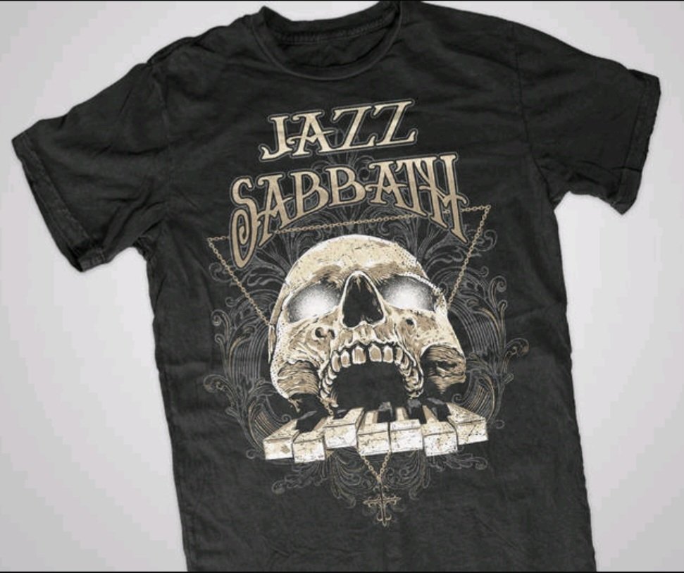 Just ordered this rather spiffing tee-shirt.
#JazzSabbath