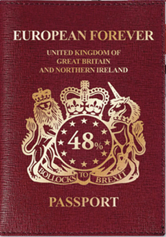 Back by popular demand ... our exclusive BOLLOCKS TO BREXIT passport cover, in lovely EU burgundy. Worth £24.95 and yours absolutely FREE when you take out a sub to The New European. theneweuropean.co.uk/offer