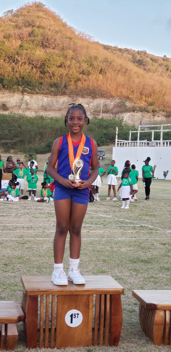 StAugustineMNI's tweet image. Class 1 Champion Girl of the 2023 Inter-Primary School Meet our very own:

Nyla Hilton
#TeamBlue #TeamSAS #staugustineprimary