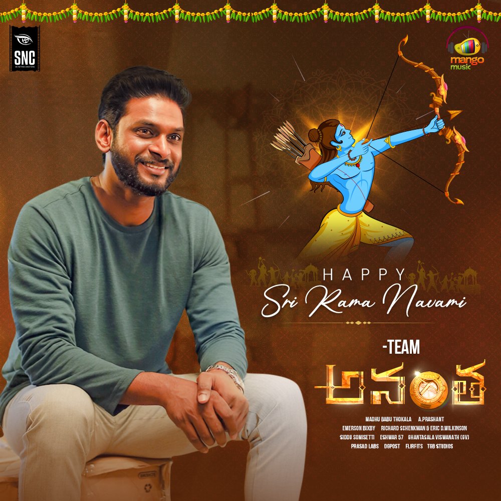 _Aaditya9999's tweet photo. May Lord Ram bless you with success, happiness and peace on the auspicious occasion of #RamaNavami. 😍

#HappySriRamaNavami

-From Team #Anantha

@srinethraoffl #SriNethraCreations @Prashantalakun2 @anishkuruvilla #LayaBiben #GhantasalaViswanath #SreenivasDarimisetty #MadhuBabu https://t.co/mSCCLitTG3