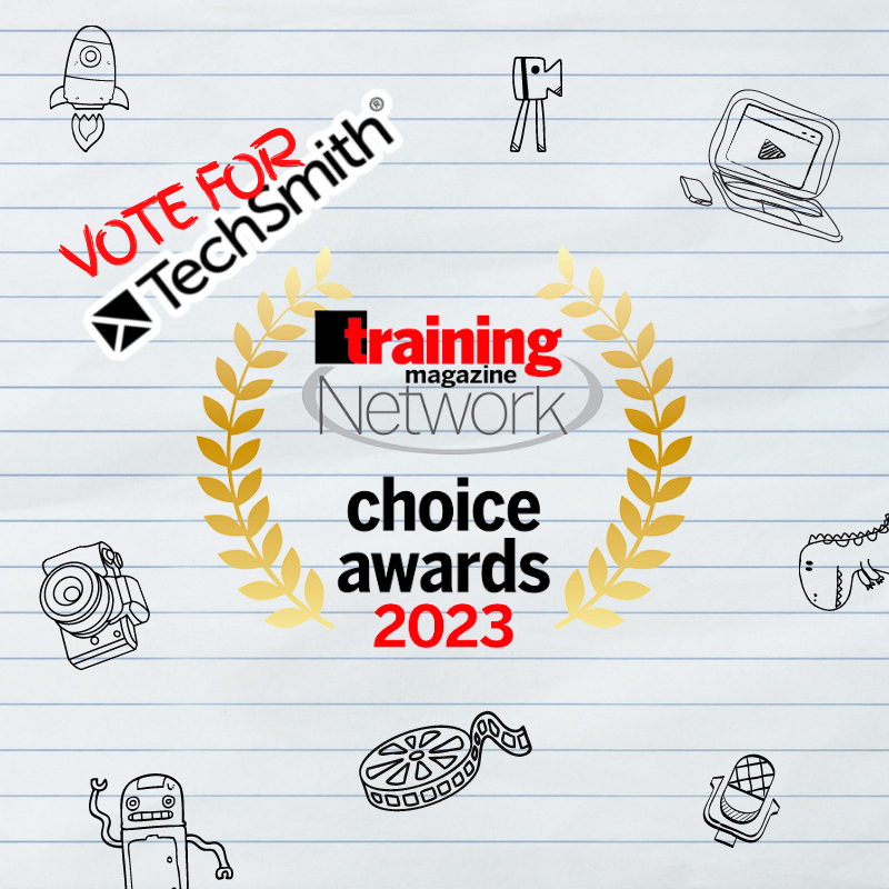 Snagit's tweet photo. Attention learning and development professionals!

Vote for TechSmith in the Authoring Tools category for @TrainingMagUS 2023 Choice Awards!

Help recognize TechSmith's innovative solutions for creating engaging and effective content. 
https://t.co/Qpe7AgEoB5

#TMNChoiceAwards https://t.co/k8QZiVhIpU