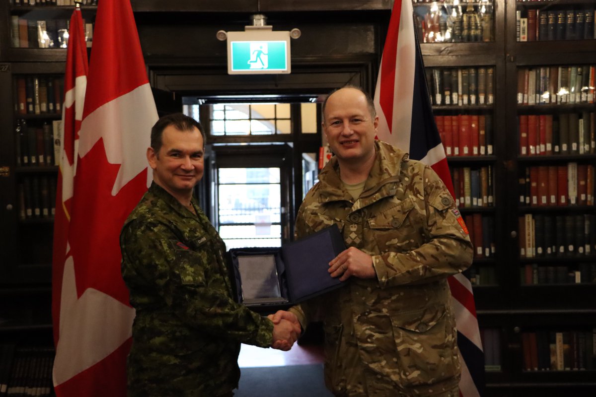 We’ve finished another round of Army Staff Talks with our great allies, the <a href="/BritishArmy/">British Army 🇬🇧</a>. We meet annually to enhance our relationship and ensure we’re always improving how we work together. Great to be in Halifax for 2023.