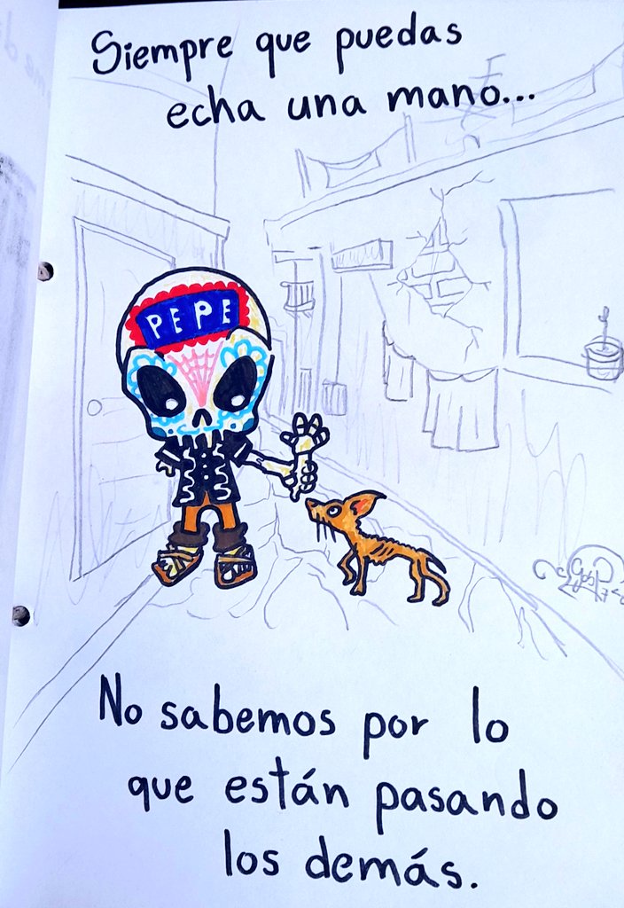 gospel02's tweet photo. Siempre que puedas echa una mano, no sabemos por lo que están pasando los demás.
☠️
#Pepe #Folclore #Pepetips #eldelosdibujos✍ #Pptips☠️ #CalaveritaMexicana #Mexico #Gospell #Dibujó #Diseño #Drawing #Trazó #Who4r3you #PepeTips #dibujando🇲🇽 #PepeDice #Art #Paint #manoalzada🖌️ https://t.co/krwNMARSZL