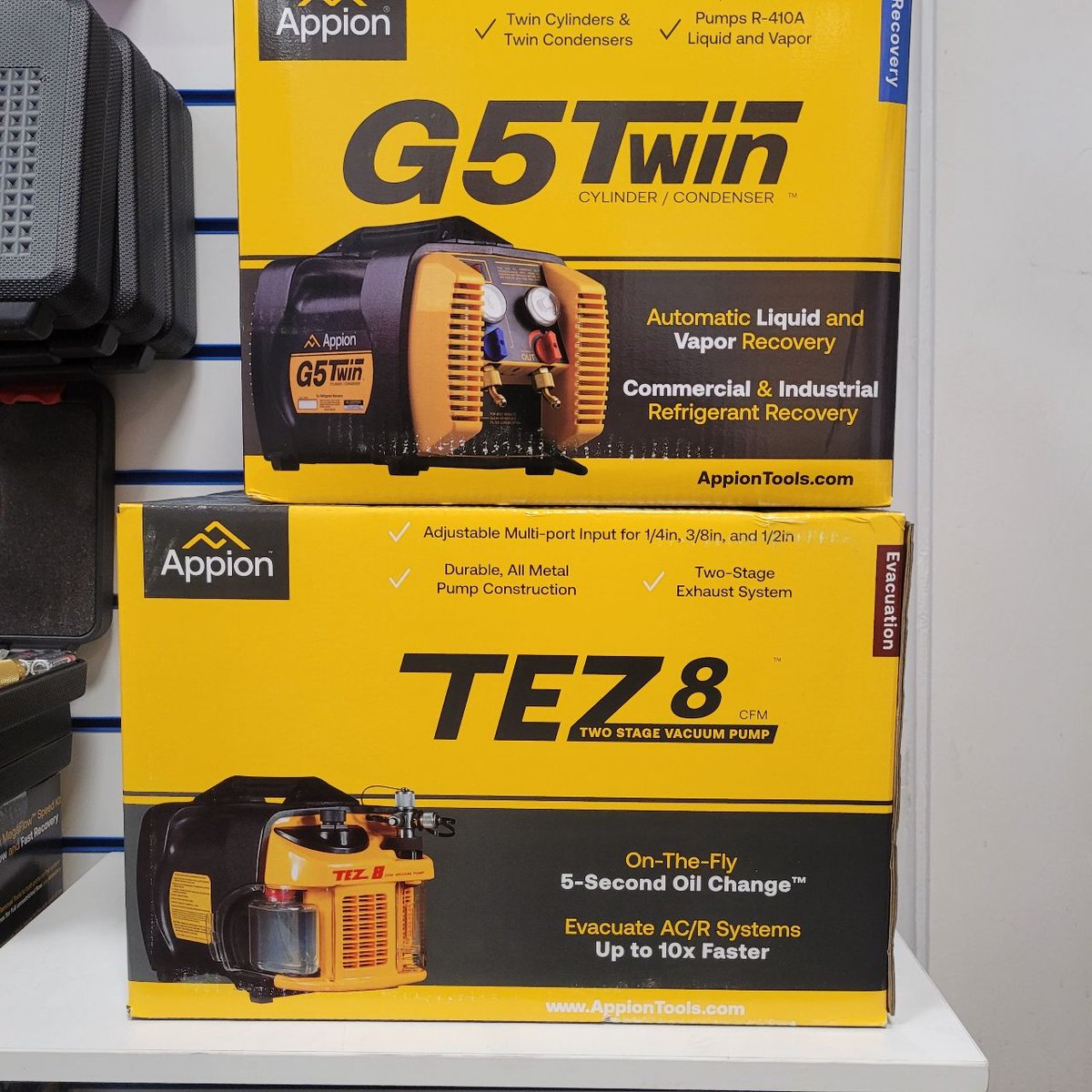 fsw_irl's tweet photo. Shop the Appion product range at our branches across Ireland. Find all your essential Appion products at @fsw_irl trade counters at FSW #Cork, FSW Dublin Ballymount &amp; FSW #Dublin Glasnevin. 

sales@fridgespares.ie | 00353 1 830 3466
#Appion #HVACR #AppionTools #FSW https://t.co/pD0xg4zGuw