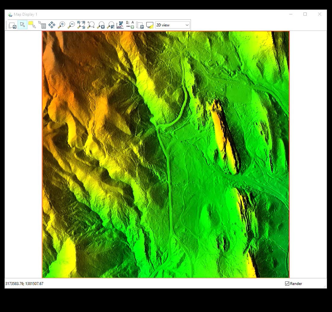 USGSTNM's tweet photo. New 3DEP tutorial video! Explore how to use a FOSS4G program to visualize, edit, and create raster derivatives from lidar point-cloud data. Lesson 10g1 โ Importing and Visualizing Elevation Data Using GRASS GIS https://t.co/7lVP4YZZvq #TheNationalMap #GRASSGIS #FOSS4G #lidar https://t.co/KQ9ZKCkV1H