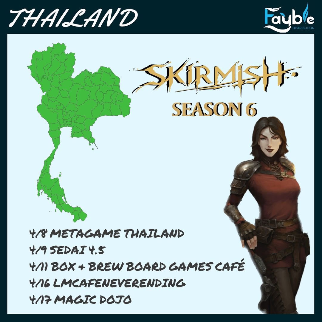 FaybleTcginfo's tweet photo. ⚔Skirmish series is back with a vengeance this April 8-23 with Skirmish Season 6!
Skirmish Season 6 will feature the brand new Outsiders set.
🔎To find your nearest event check out the Outsiders Event Map
https://t.co/8Y7RpSLTHL…
#fabtcg #fabOutsiders https://t.co/EYS8ihJCYx