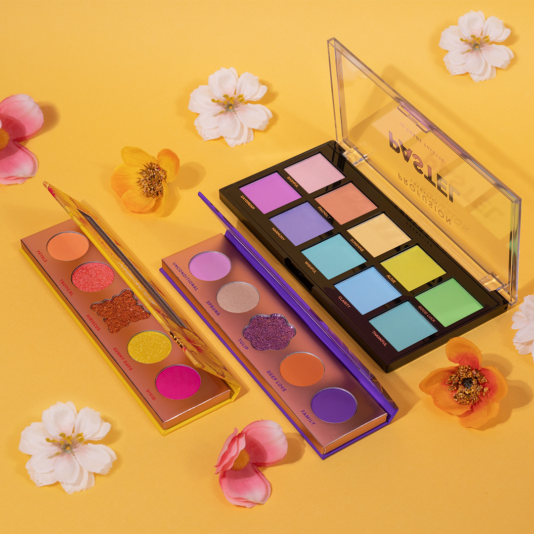 Experience the beauty of spring with our Blooming Hues palettes and Pastel palette🌸 Which spring palettes do you have?

___________________
#profusion #slaytheflatlay #makeupphotography #budgetbeauty #palettecollection #springmakeup #makeupinspo
