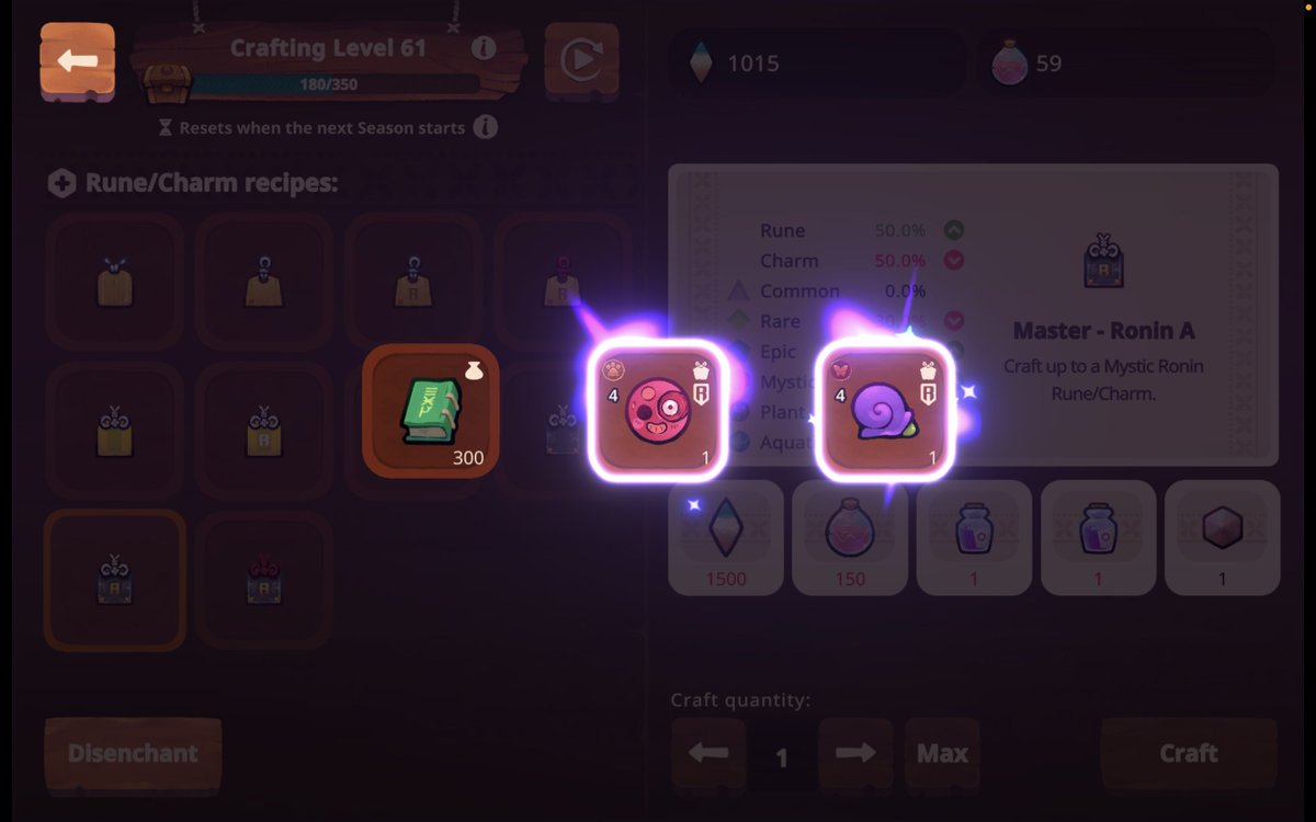 Al fin sirvieron las potis xd. Primera vez que me salen tantas místicas. Ya son 4 ^^

#AxieInfinity #AxieOrigins