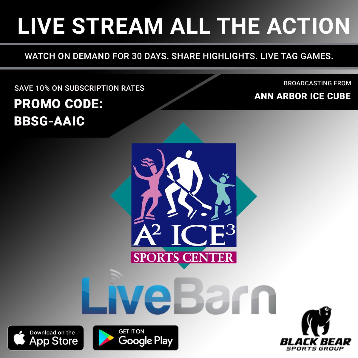 BiggbyIceA2's tweet photo. 👏Our LiveBarn is officially up and running at the rink! Utilize this feature and get to watch live and on demand from anywhere, at any time, and on any device! #AnnArborIceCube #A2Ice3 #annarbor #annarbormichigan https://t.co/JE99wElfxF