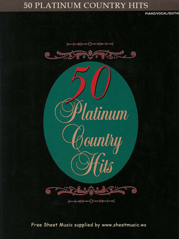 50 Platinum Country Hits Sheet Music