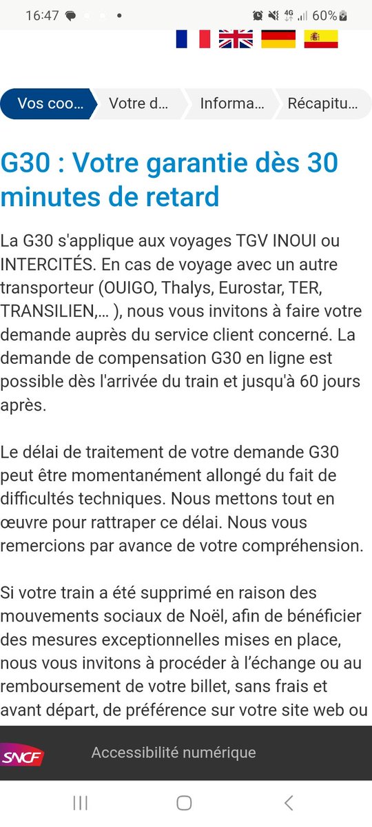MartineDUBAIL's tweet photo. @SNCFVoyageurs @FranckThomas18 Le formulaire G30 fonctionne-il pour les lyria https://t.co/5tIHutNOSo