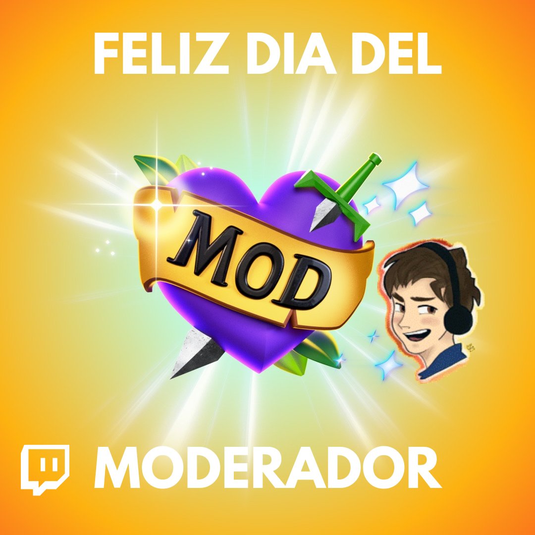 SplashtaxAwards's tweet photo. ¡FELIZ DIA DEL MODERADOR! en especial a todos los que hacen que la comunidad de @splashtax  sea un lugar seguro para todos. (:ModLove: en el chat) 💖⚔️ #twitch #modlove https://t.co/aLyDAL2RnU