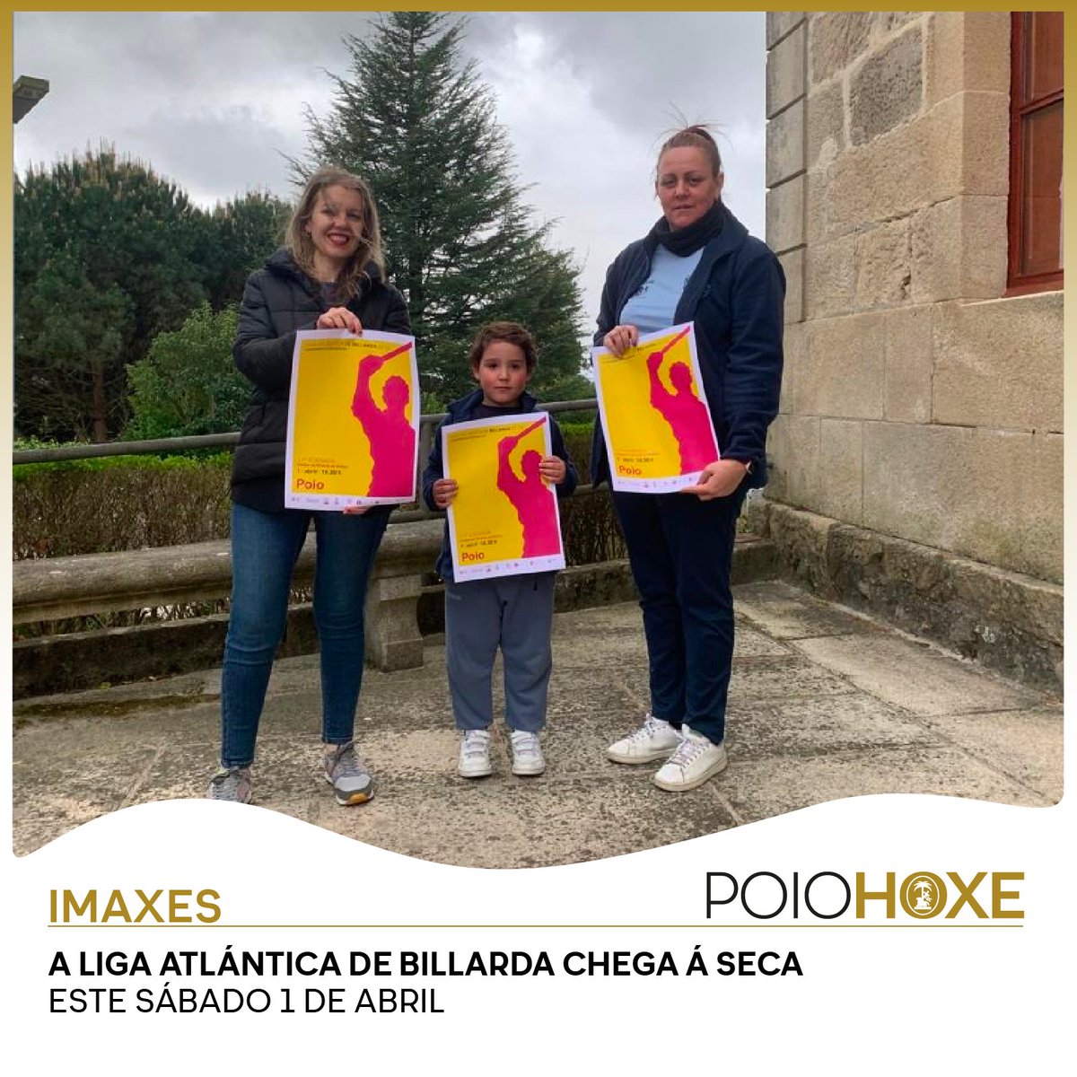 #Deportes, Marga Caldas (BNG), informa de que este sábado 1 de abril, ás 16.30 horas, o Campo de Billarda da Reiboa, na parroquia de San Xoán, acollerá a undécima xornada correspondente á Liga Atlántica.
#Deportes #billarda #deportegalego #deportetradicional #liga #Reiboa