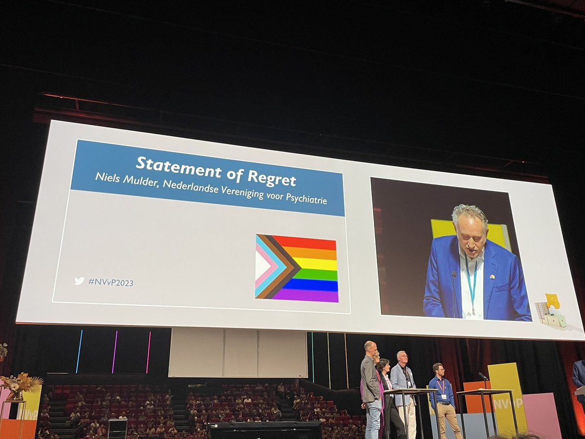 anniedammie's tweet image. Belangrijk moment @psychiaters #VJC2023