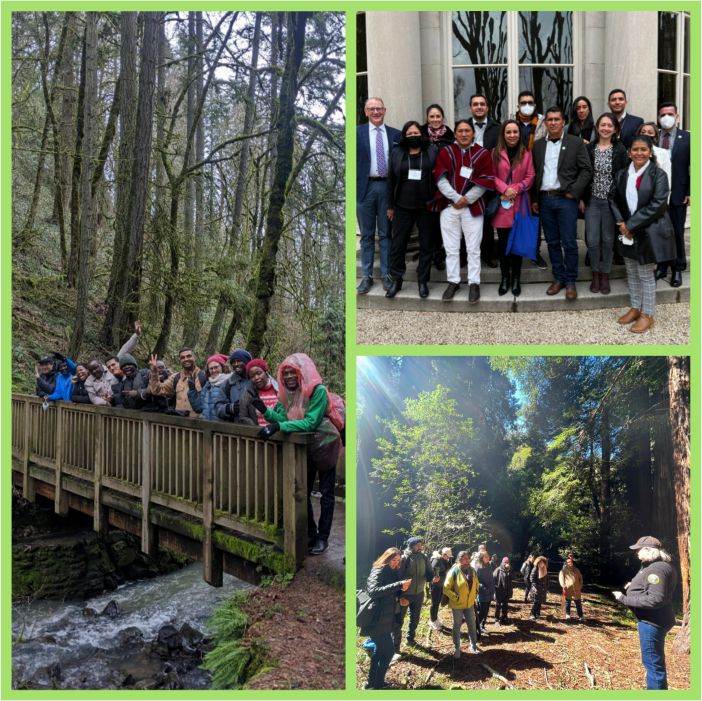 StateIVLP's tweet photo. Thank you to the 60+ international climate advocates who joined us in confronting the #ClimateCrisis! 

Through the #IVLPClimateAction Initiative, this group connected with their American counterparts and, together, shared ways to counter and adapt to climate change. 🌄 #IVLP https://t.co/ndmlQ7TSRY