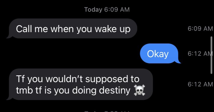 Sayluhdesss's tweet photo. 🤣🤣 I can be sleep and the minute the phone hang up I wake up https://t.co/zBlMjB0AB8