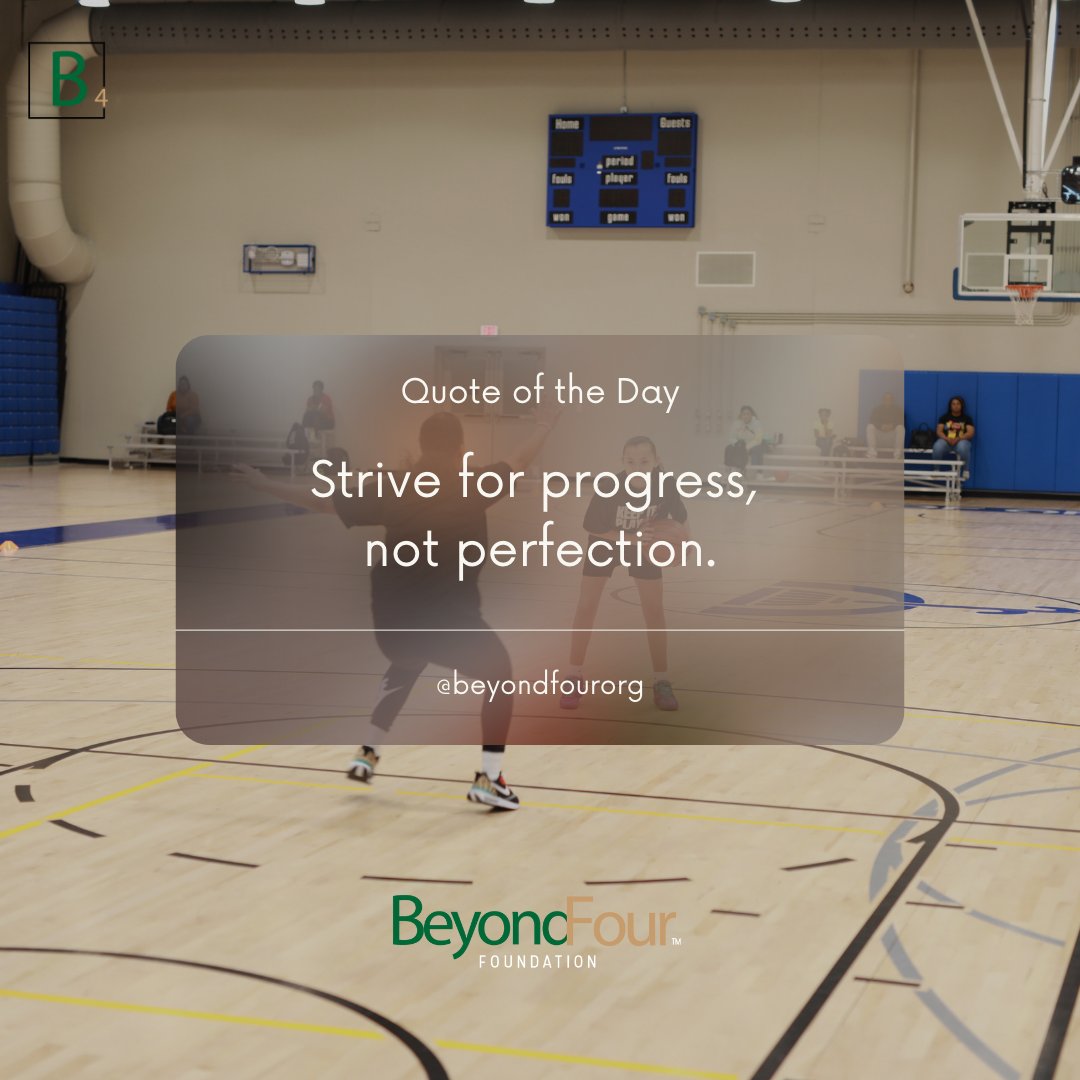 In today's fast-paced world, it's easy to get caught up in the rat race of constantly striving for more, more, more. But the truth is, progress is not about reaching a destination; it's about the journey itself. ⁣

#BeyondFour #Nonprofit #Community #Motivation