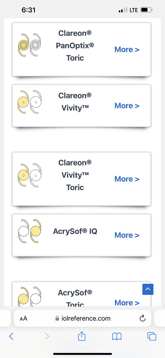 IOLReference's tweet image. We fixed a minor issue with spacing on mobile, making IOLReference.com and even friendlier mobile platform. 
#Ophthalmology #ophthotwitter