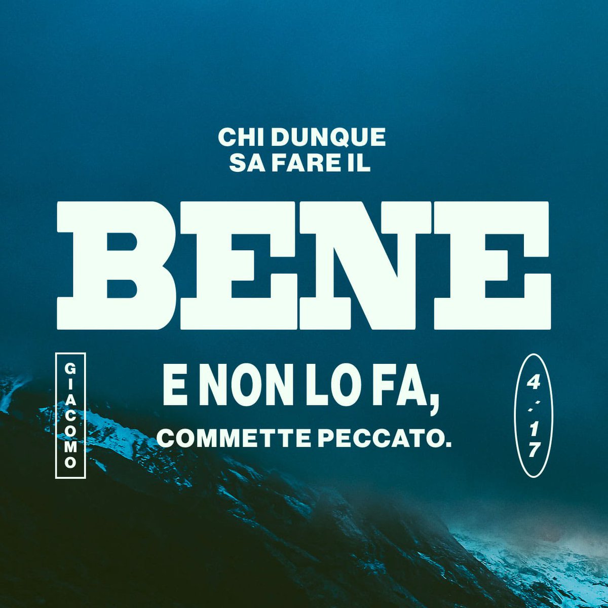 _MarcoGelo's tweet photo. «Chi dunque sa #fare il #bene e non lo fa, #commette #peccato.»
(#Lettera di #Giacomo 4:17) https://t.co/psOztMbA19 https://t.co/dVSD6ycgr6